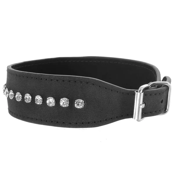 Ouch Diamond Studded Collar With Leash