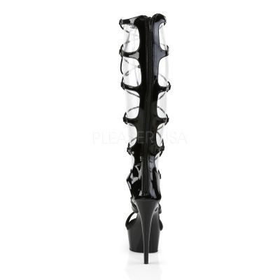 DELIGHT 698 6 Stiletto Heel Lace Up P F Sandal Back
