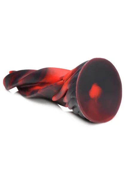 Hell Kiss Twisted Tongues 7.4" Silicone Suction Cup Dildo By Creature Cocks