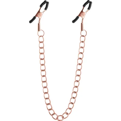 Bound Adjustable DC2 Nipple Clamps by NS Novelties Rose Gold