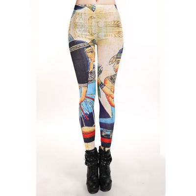 Egypt Queen Digital Print Tight Pant Various One Size