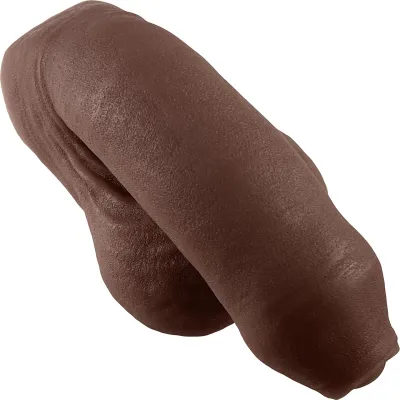 Pierre Uncut Silicone Packer by New York Toy Collective Chocolate