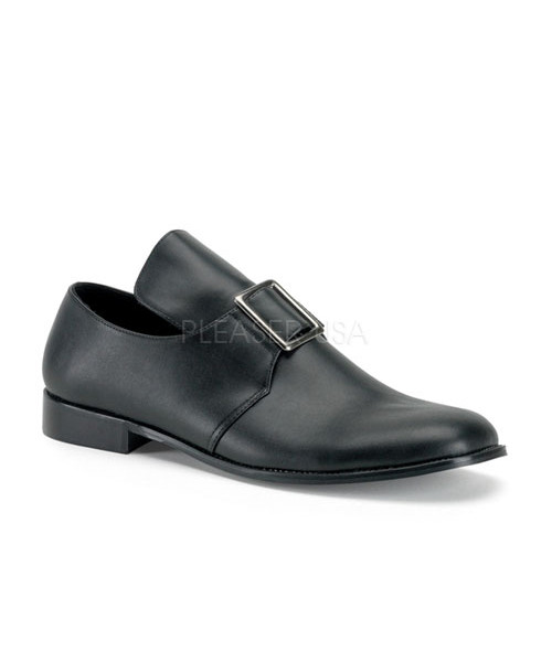 PILGRIM-10 - Colonial / Pilgrim Loafer Shoes with Large Buckle