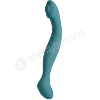 Lora Dicarlo Sway Green Dual Vibration Warming Anal Vaginal Double Ended Massager