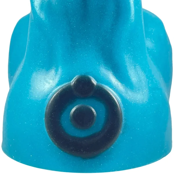 Dr. Manhattan 2.0 -  8.75" Silicone Glow-In-The-Dark Dildo With Balls By Uberrime