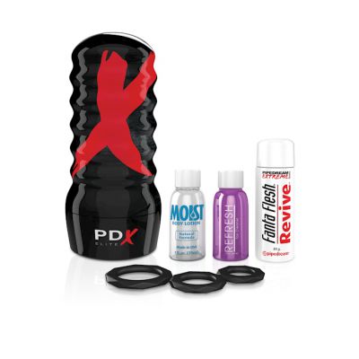 Pdx Elite Air tight Anal Mastorbator Black