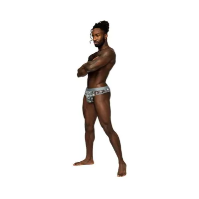Women s Lingerie Male Power Sheer Prints Sheer Thong Optical L xl