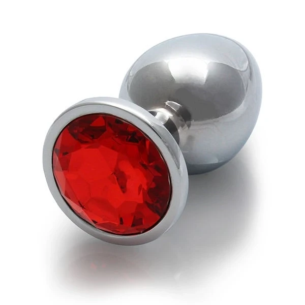 Ouch! Medium Gem Metal Anal Plug