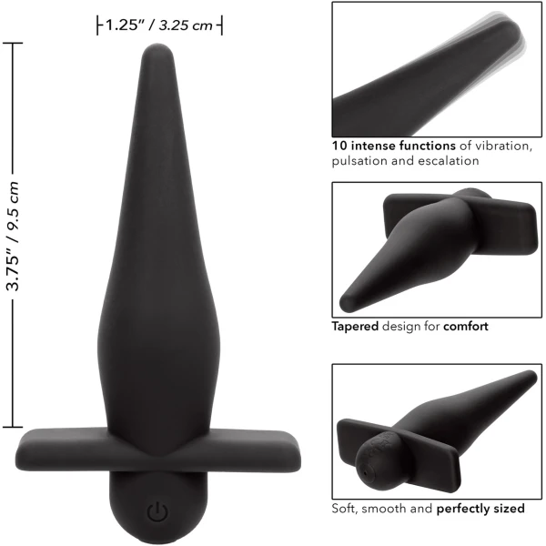 Rechargeable High Intensity Anal Probe in Black