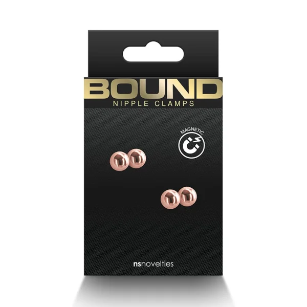 Bound M1 Magnetic Nipple Clamps By NS Novelties - Gunmetal