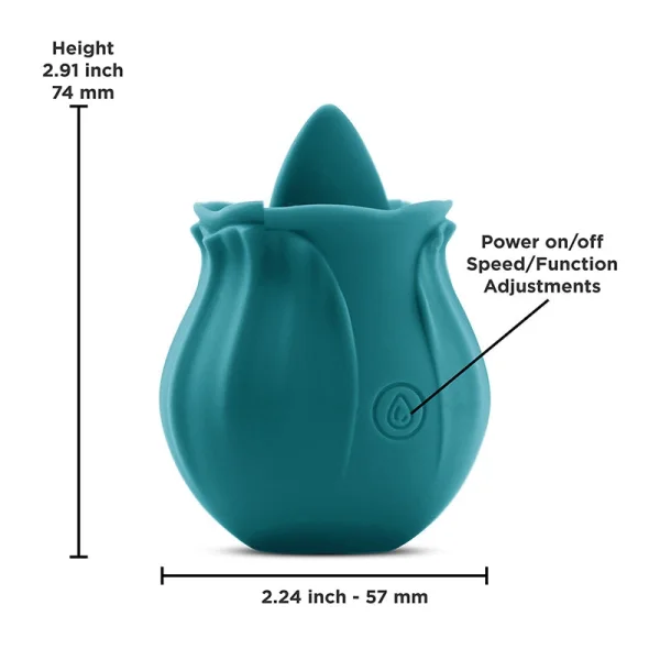 Inya The Kiss Rose Tongue Vibrator by NS Novelties — image 8 of 14