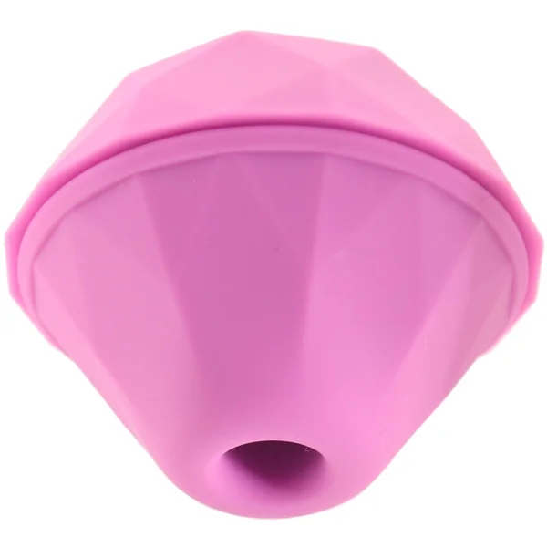 Sugar Pop Jewel Rechargeable Silicone Pressure Wave Clitoral Stimulator - Pink