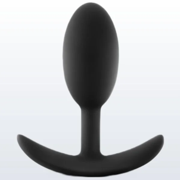 Luxe Wearable Vibra Slim Plug Medium Black