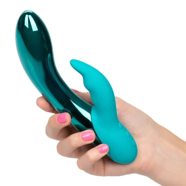 CalExotics DazzLED Brilliance Dual-Stimulating Vibe with Pulsing LED Lights
