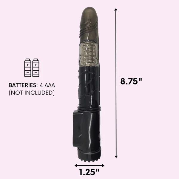 Veined ROTATING Dildo