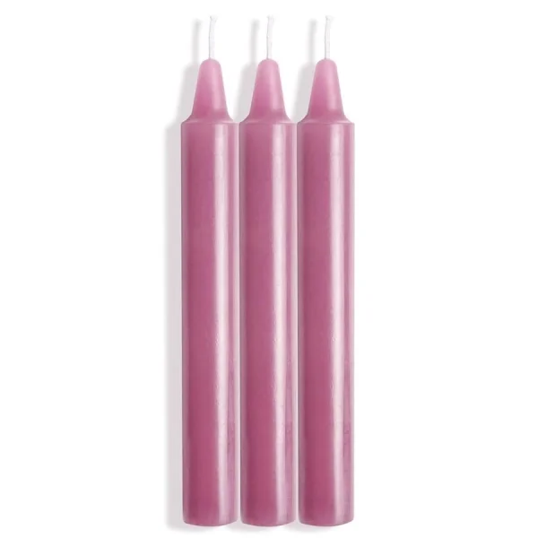 Sportsheets - LaCire Drip Pillar Candles - Violet — image 4 of 6
