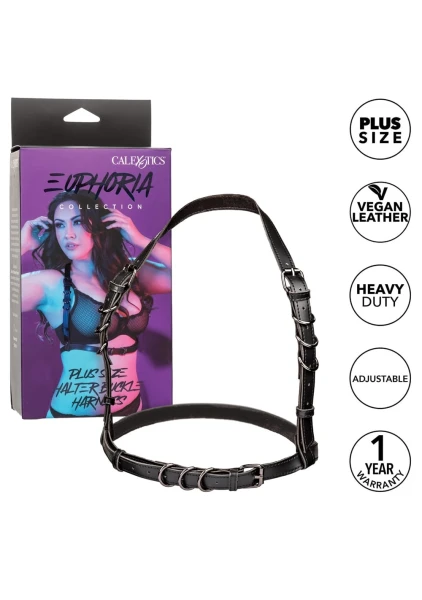 Euphoria Collection Halter Buckle Harness - Plus Size