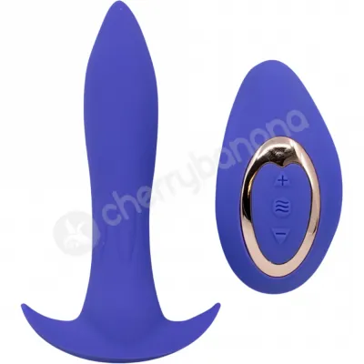 Nu Sensuelle Ultra Violet 4 5 Power Vibrating Butt Plug with Vibrating Remote Control