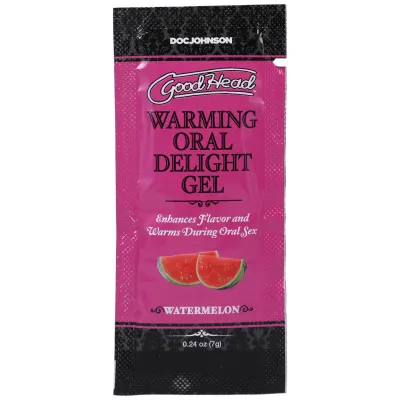 Goodhead Warming Oral Delight Gel Watermelon 0 24 Oz