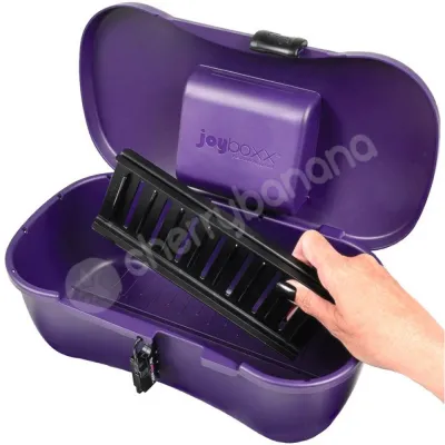Joyboxx Purple Black Hygienic Sex Toy Storage Box