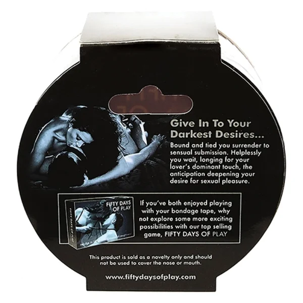 Fifty Days Of Play Bondage Tape in Black