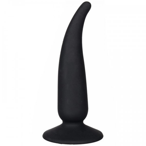 Bondara Black Silicone G-Spot and P-Spot Stimulator
