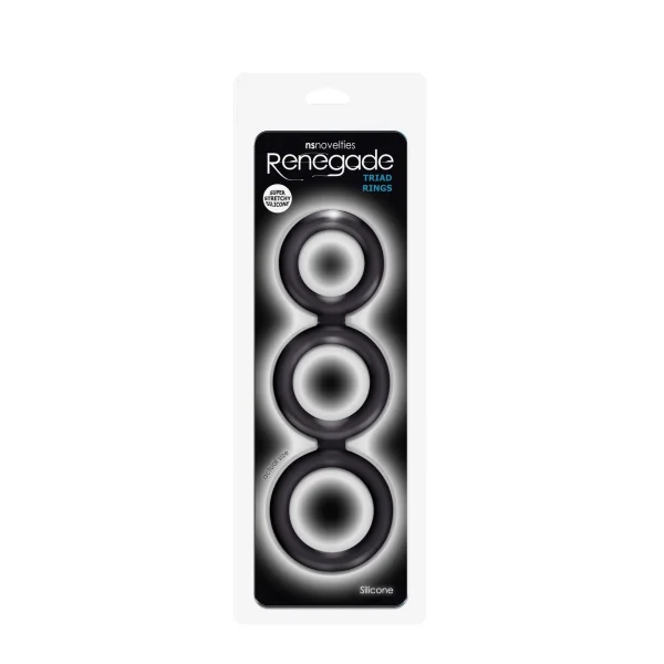 Renegade Triad Cock Ring Black