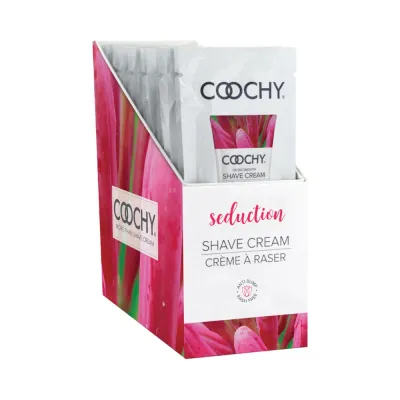 Personal Care Coochy Oh So Smooth Shave Cream Seduction 24 piece 15 Ml Foil Display