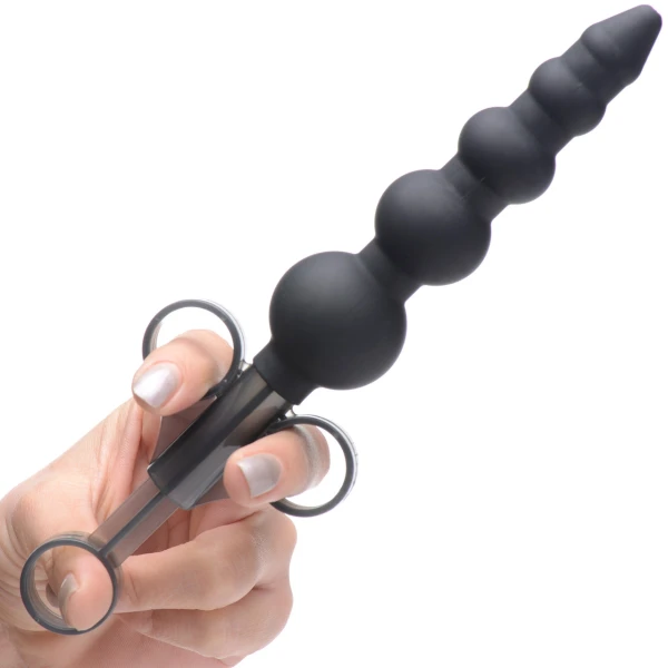 Silicone Graduated Beads Lube Launcher