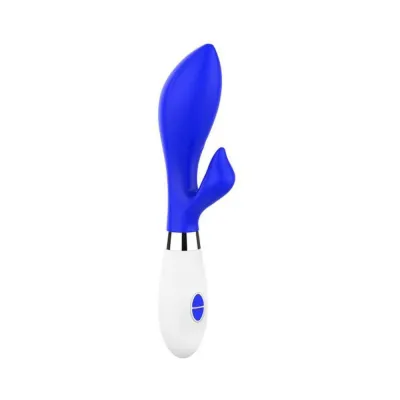 Luna Neon Achelois Ultra soft Silicone Dual Stimulator Blue