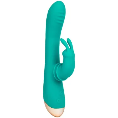 Bondara Blended Bunny Teal Rose Gold 8 Function Rabbit Vibrator