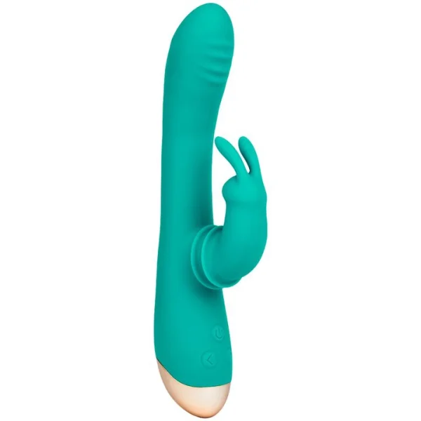 Bondara Blended Bunny Teal Rose Gold 8 Function Rabbit Vibrator