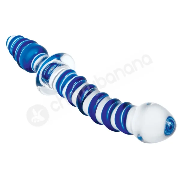 Adam & Eve Twisted Love Glass Dildo