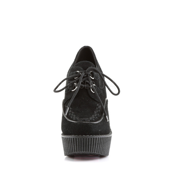 5 1/4 inches Wedge PF D-Ring Lace-Up Front Vegan Creeper — image 6 of 8
