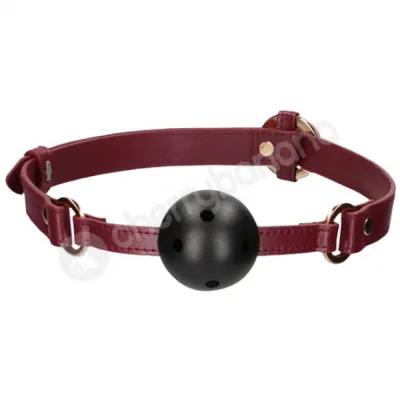 Ouch Halo Red Breathable Adjustable Luxury Ball Gag