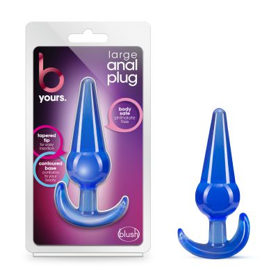 B Yours Large Anal Plug Blue 12 2 cm Butt Plug