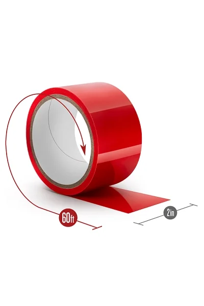 Blush Temptasia Red Bondage Tape 60 Feet
