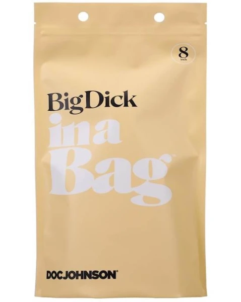 Big Dick in a Bag 8 Inch - Clear