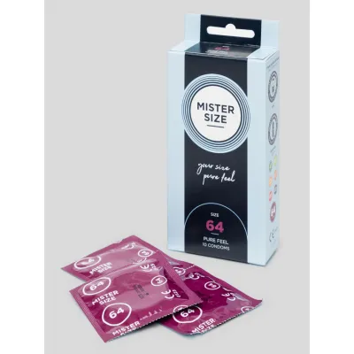 Mister Size Extra Thin 64mm Condoms 10 Pack