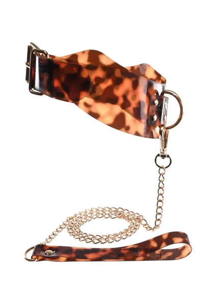 Sincerely Amber Collar With Leash