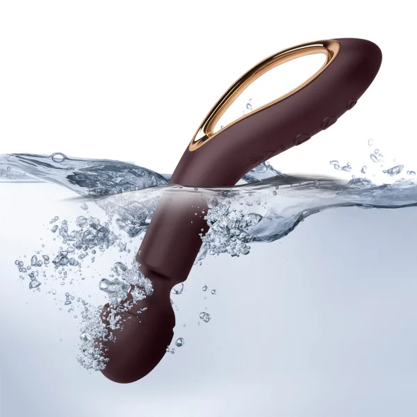 O-WAND II Waterproof Rechargeable Silicone Personal Massager - Violette