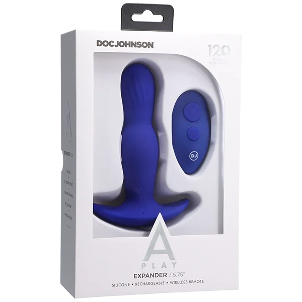 Doc Johnson A-Play Expander Rechargeable Anal Plug with Remote