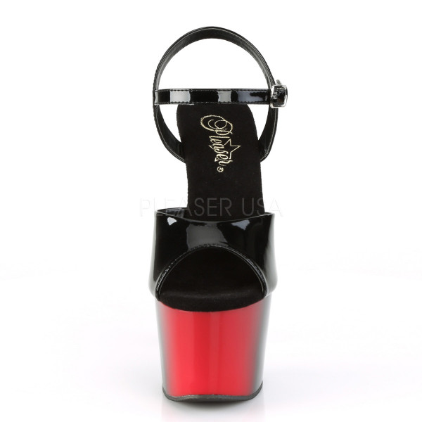 7 inches Heel, 2 3/4 inches PF Two Tone Ankle Strap Sandal — image 14 of 24