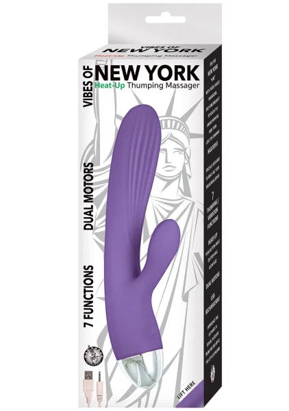 Vibes Of New York Heat Up Thumping Massager