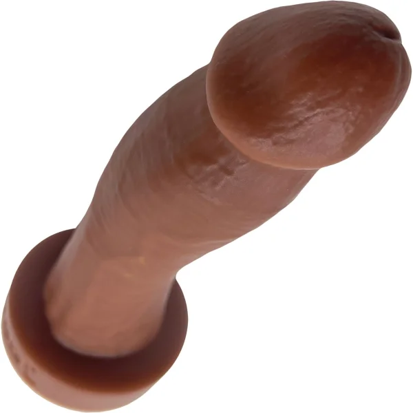 WEE Daddy Duncan 5.5" Platinum Silicone Realistic Dildo By Dee's Big Daddies - Chocolate