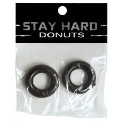 Stay Hard Donuts 2pack Black