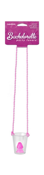 Bachelorette Party Favours Pecker Shot Glass Necklace