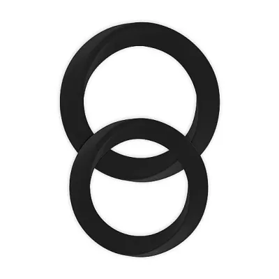 Infinity Thin M and L Cockring Black