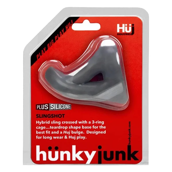 Hunkyjunk Slingshot 3 Ring Teardrop - Stone