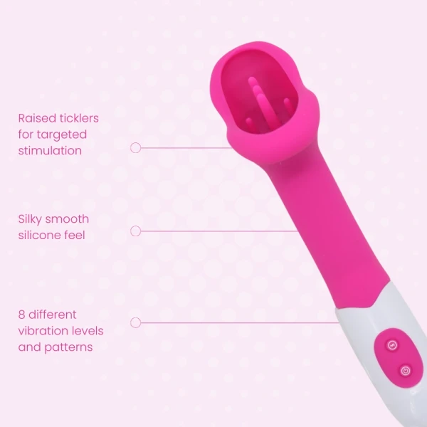 Silicone Oral Stimulating Clit Vibrator